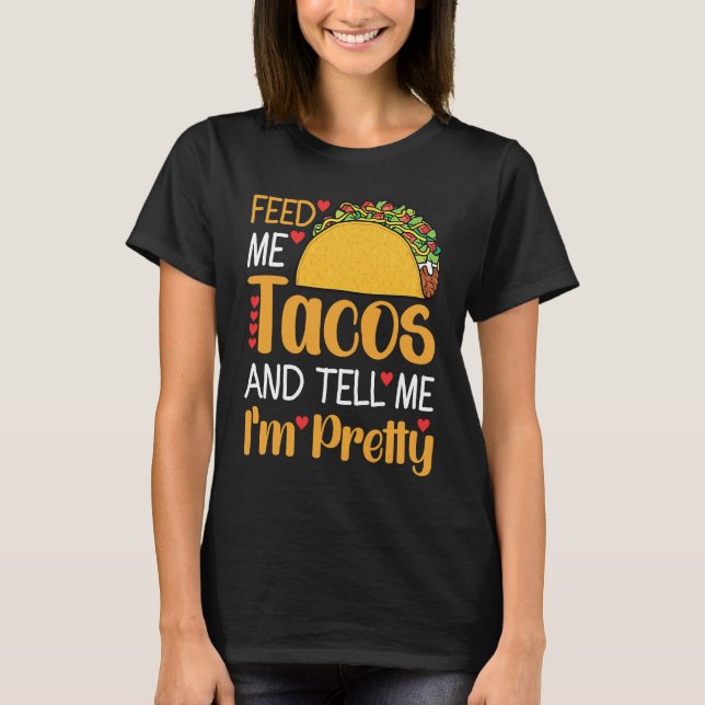T-shirt Cinco De Mayo, Buritos , Mexico Tacos and Avocado  (Devant)