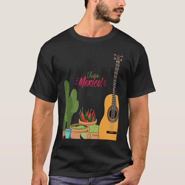T-shirt Cinco De Mayo Burritos  Mexico Tacos and Avocado   (Devant)