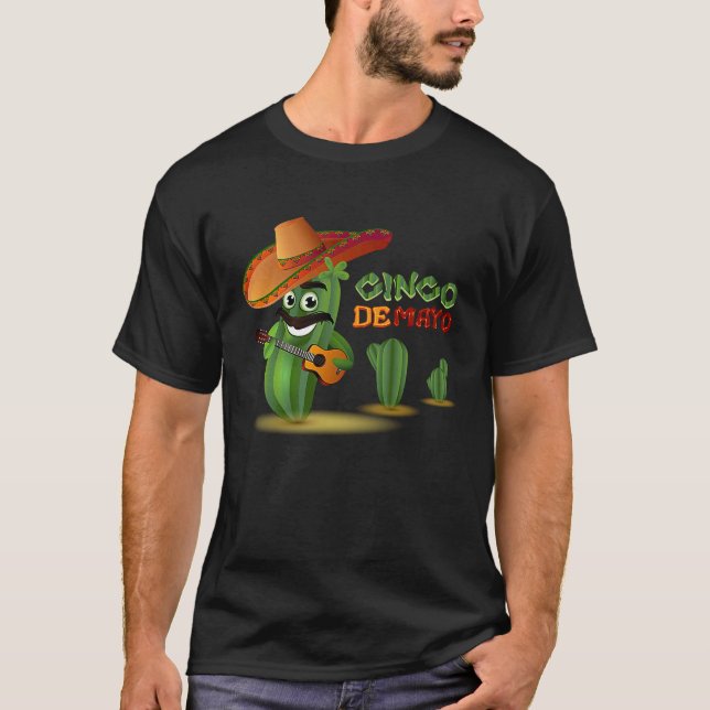 T-shirt Cinco De Mayo Burritos  Mexico Tacos and Avocado   (Devant)