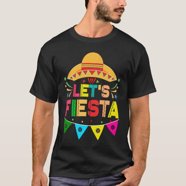 T-shirt Cinco De Mayo Burritos  Mexico Tacos and Avocado   (Devant)