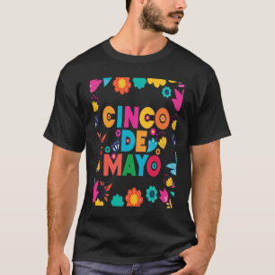 T-shirt Cinco De Mayo Burritos Mexique Tacos et Avocado
