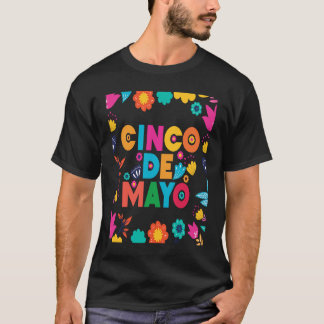 T-shirt Cinco De Mayo Burritos Mexique Tacos et Avocado