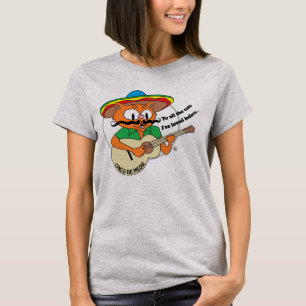 T-shirt Cinco De Mayo Caricature Chat Drôle