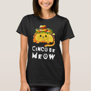 T-shirt Cinco De Mayo Cat Tacos