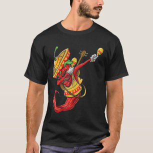 T-shirt Cinco De Mayo Chemise Dabbing Chili Pepper Dab Che
