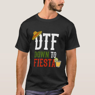 T-shirt Cinco De Mayo Chemise Femmes Hommes DTF À Fiesta.p