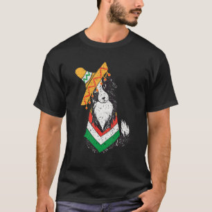 T-shirt Cinco De Mayo Chien Avec Sombrero