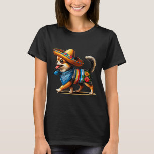 T-shirt Cinco De Mayo Chien Funny Chihuahua Cool Mexicain