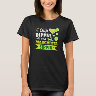T-shirt Cinco De Mayo Chip Dippin Margarita Sippin Mexique
