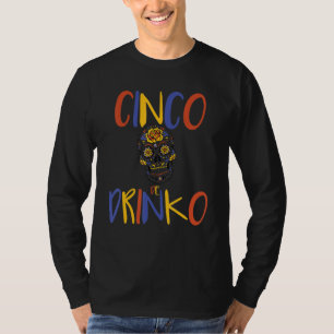 T-shirt Cinco De Mayo Drinko Masque Célébration Partie Mex