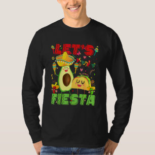 T-shirt Cinco De Mayo Faisons la Fiesta Avocado Et Tacos M