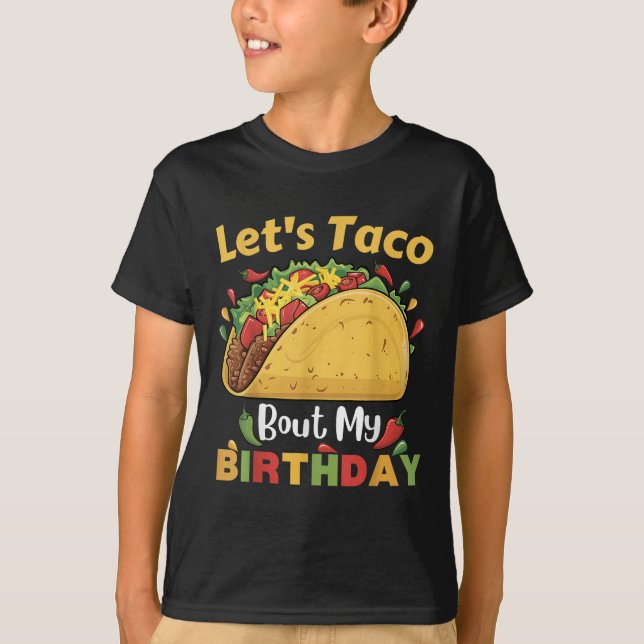 T-shirt Cinco De Mayo Fiesta_ Laisse Taco Bout Mon Anniver (Devant)