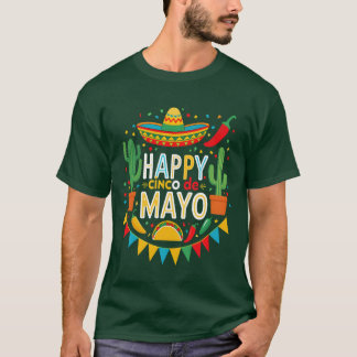 T-shirt Cinco de Mayo Fiesta mexicaine pour tous