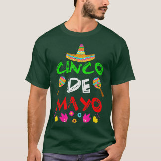 T-shirt Cinco De Mayo Fiesta Surprise Camisa 5 De Mayo Viv