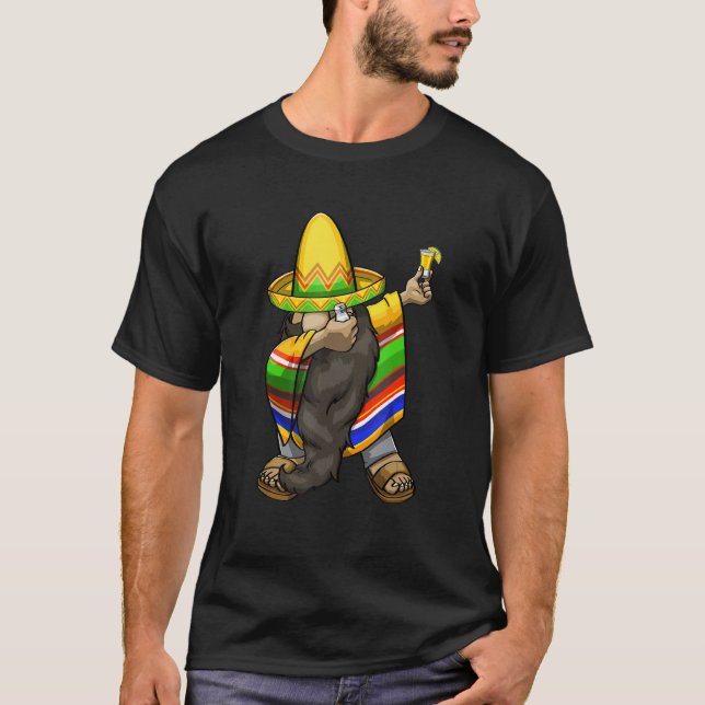 T-shirt Cinco De Mayo Gnome Tequila   Mexican Celebration  (Devant)