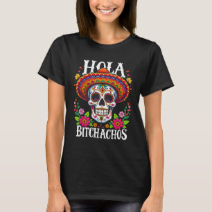 T-shirt Cinco De Mayo Hola Achos Jour de l'indépendance du