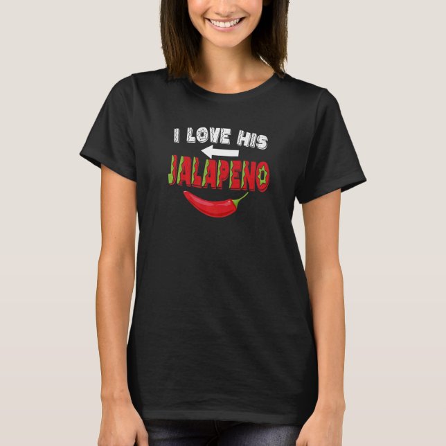 T-shirt Cinco De Mayo Matching Couple Love Son Jalapeno Wo (Devant)