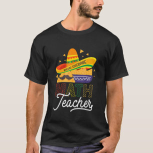 T-shirt Cinco De Mayo Mathématicien Nacho Moyenne Maths Te