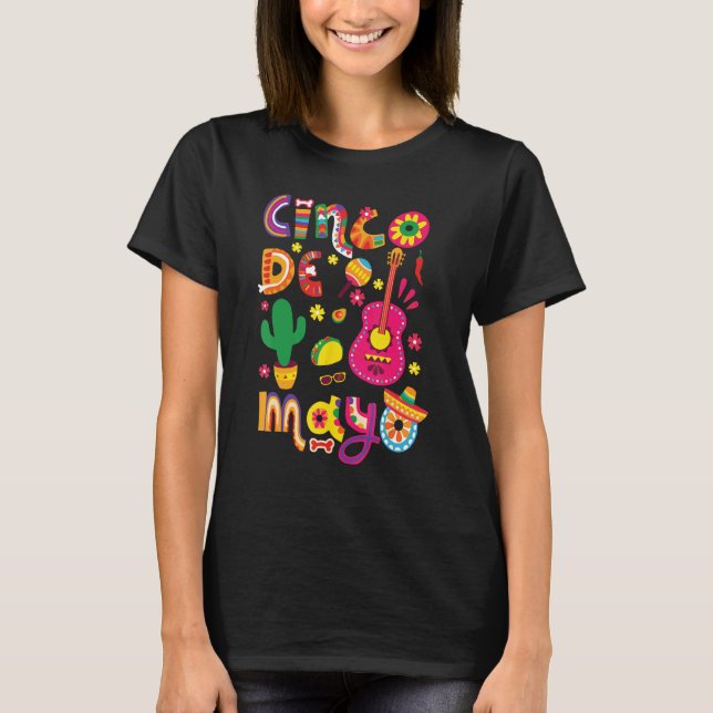 T-shirt Cinco De Mayo Mexican Fiesta 5 De Mayo 2 (Devant)