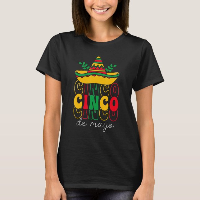T-shirt Cinco De Mayo Super Mexicaine Fiesta 5 De Mayo Som (Devant)