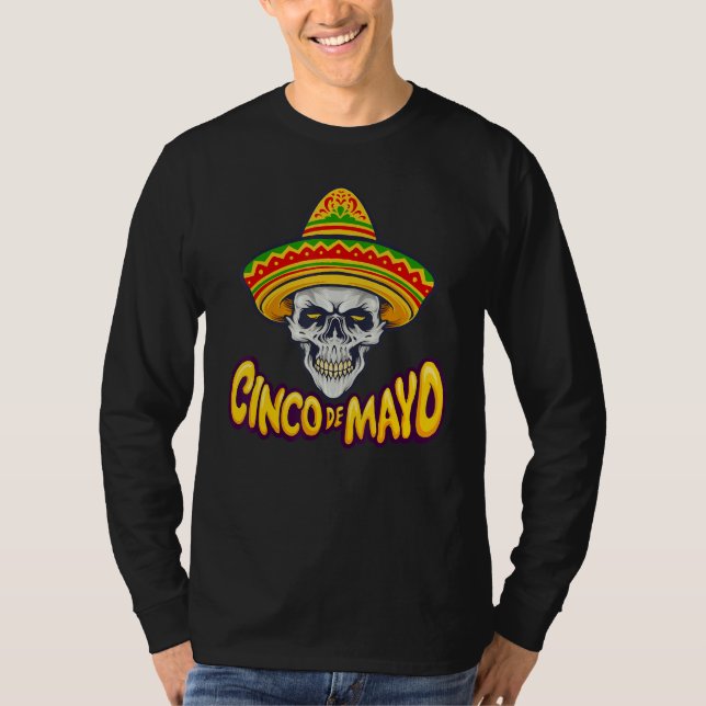 T-shirt Cinco De Mayo Surprise 5 De Mayo Viva Mexico Sombr (Devant)