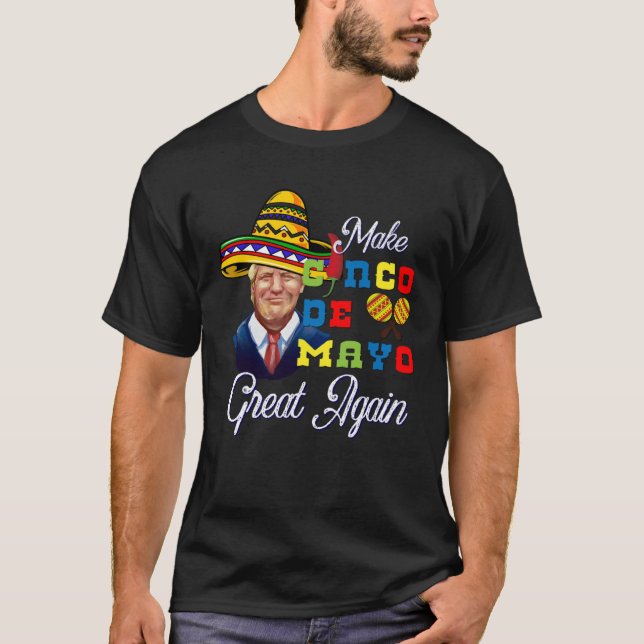 T-shirt Cinco De Mayo Tequila Tacos Mexican Beer Happy Cin (Devant)