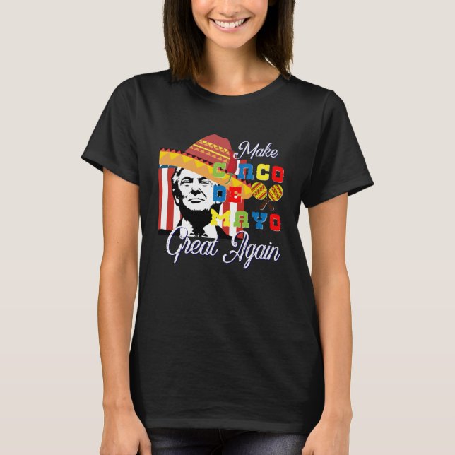 T-shirt Cinco De Mayo Tequila Tacos Mexican Beer Happy Cin (Devant)