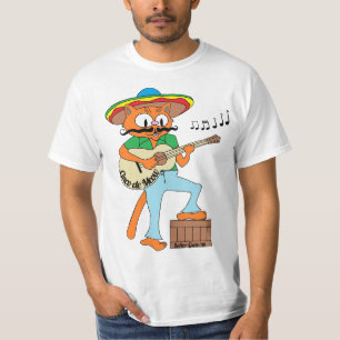 T-shirt "Cinco de Meow" Cinco de Mayo Cartographie mexicai