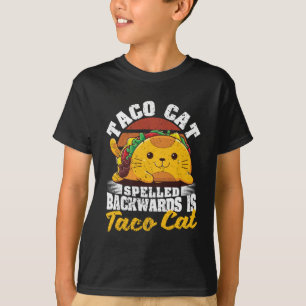 T-shirt Cinco De Myo Cats Tacocat épelé à l'envers