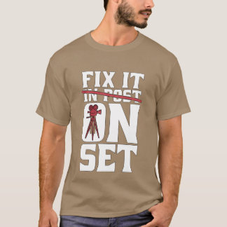 T-shirt Cinéma En Ligne Sur Set Cinematographe Cinéaste