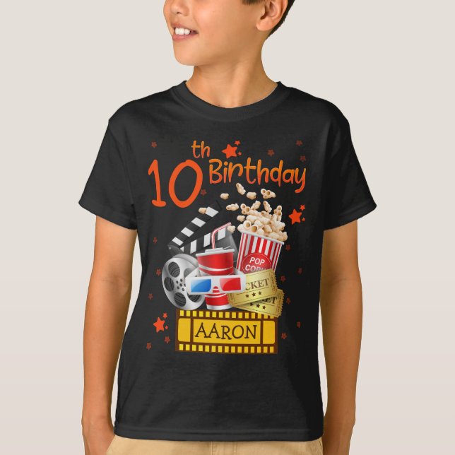 T-shirt Cinéma Fête Cinéma Théâtre Anniversaire Correspond (Devant)