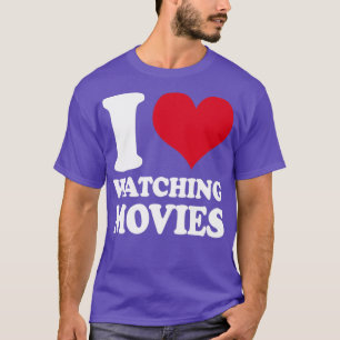 T-shirt Cinéma J'adore regarder des films