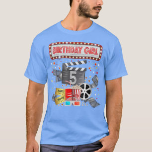 T-shirt Cinéma Nuit Anniversaire Fête Pyjama Swood Popcorn