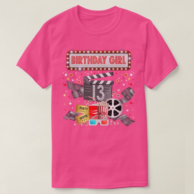 T-shirt Cinéma Nuit Anniversaire Fête Pyjama Swood Popcorn (Design devant)