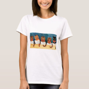 T-shirt Cinq chats chanteurs, Louis Wain