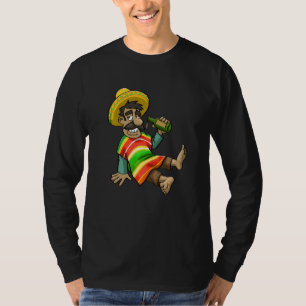 T-shirt Cinq Mai Dabant Ivre Tio Femmes Mexicaines Célébri