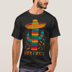 T-shirt Cinq mai party mexicain de cactus drôle allonsCinq