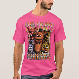 T-shirt Cinq Nuits À La Chemise Vintage Bootleg De Freddy