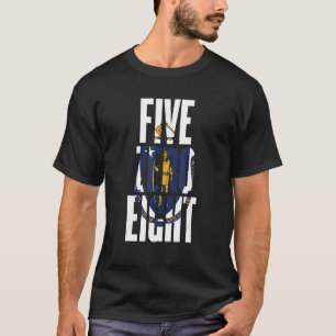 T-shirt Cinq Zéro Huit 508 Indicatif régional Worcester Ma