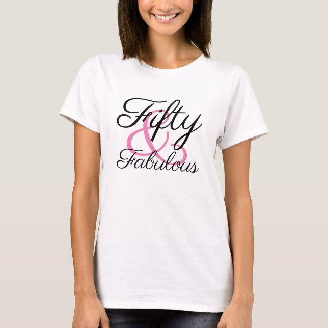 T-shirt Cinquante ans et Fantastique 50e Anniversaire (Devant)