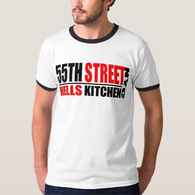 T-shirt cinquante-cinquième Chemise de logo de la cuisine (Devant)