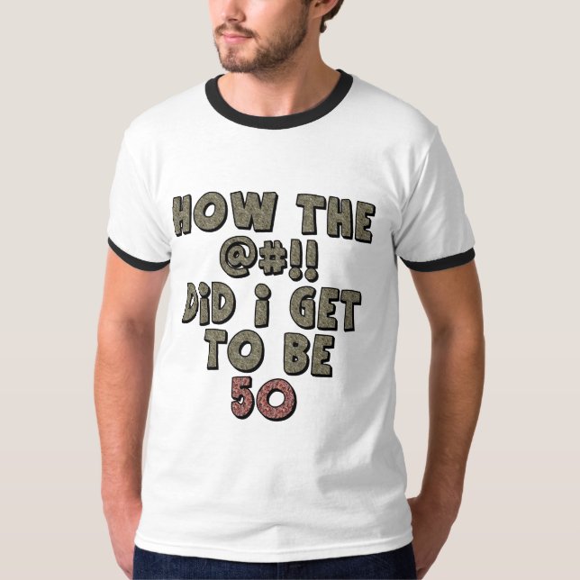 T-shirt cinquantième Cadeaux d'anniversaire (Devant)