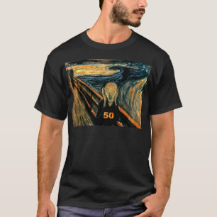 T-shirt cinquantième Cadeaux d'anniversaire, le cri
