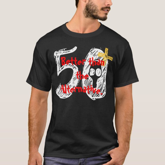 T-shirt cinquantième Chemise d'anniversaire - drôle (Devant)