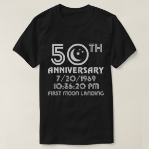 T-shirt cinquantième Premier alunissage d'anniversaire
