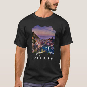 T-shirt Cinque Terre la nuit Cinque Terre Souvenir