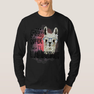 T-shirt Cinquième 5e année est Llamazing Lama Professeur