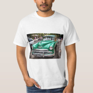 T-shirt Circa 1951 Chevrolet, Stationwagon de luxe en vert