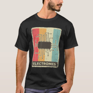 T-shirt Circuit électrique vintage Rétro