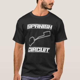 T-shirt Circuit Espagnol Formule Un Ventilateur Course De